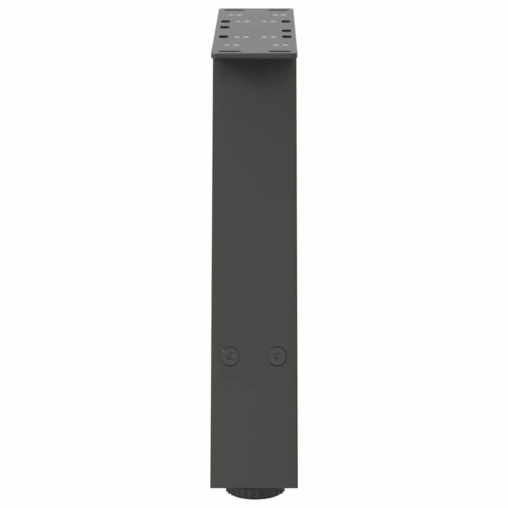 Kavos staliuko kojelės, A formos, 2 vnt., antracito spalvos, 50x(30 - 31) cm, plienas - Namų Idėja