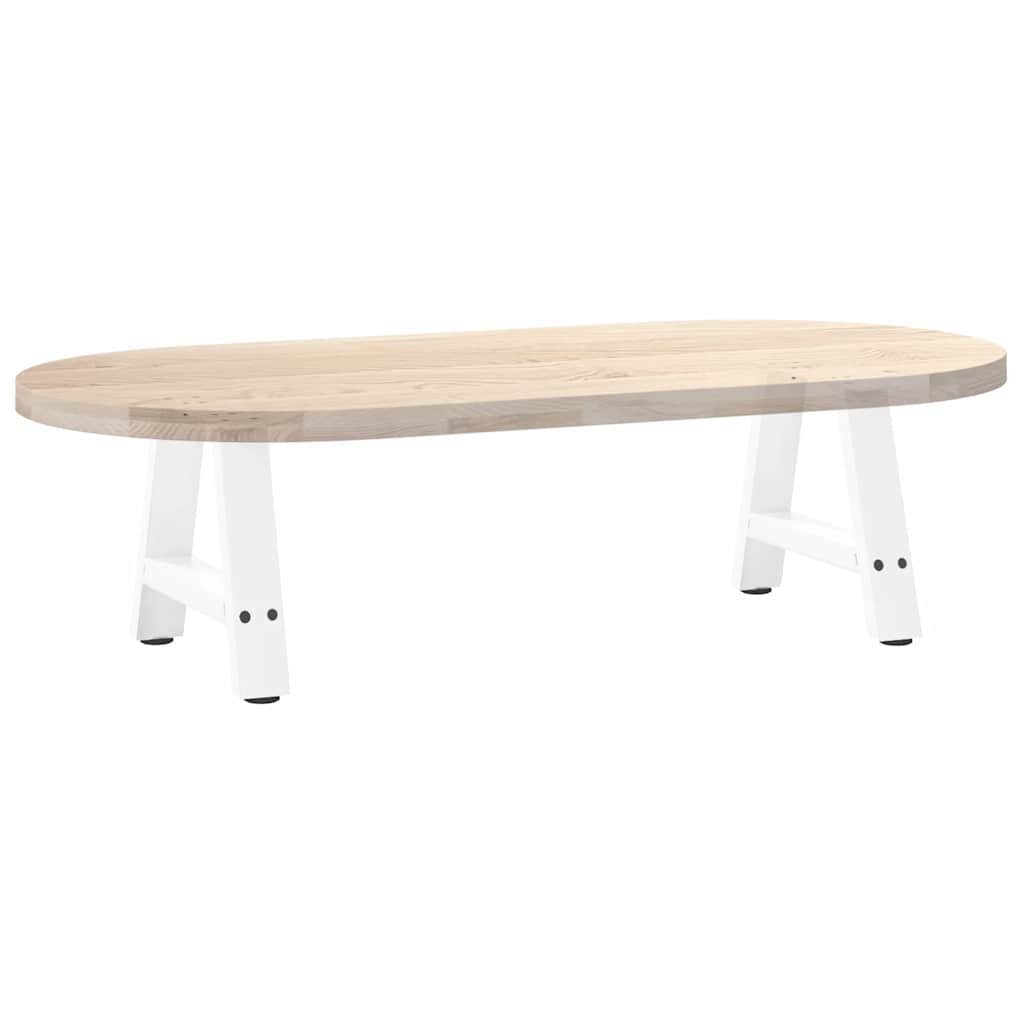 Kavos staliuko kojelės, A formos, 2 vnt., baltos, 40x(30 - 31) cm, plienas - Namų Idėja