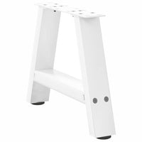 Kavos staliuko kojelės, A formos, 2 vnt., baltos, 40x(30 - 31) cm, plienas - Namų Idėja
