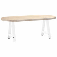 Kavos staliuko kojelės, A formos, 2 vnt., baltos, 50x(42 - 43) cm, plienas - Namų Idėja