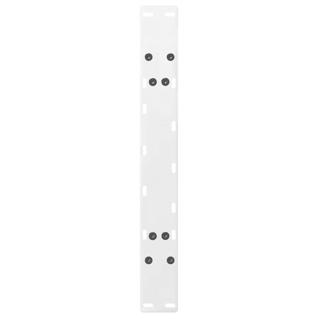 Kavos staliuko kojelės, A formos, 2 vnt., baltos, 60x(42 - 43) cm, plienas - Namų Idėja