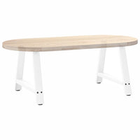 Kavos staliuko kojelės, A formos, 2 vnt., baltos, 60x(42 - 43) cm, plienas - Namų Idėja