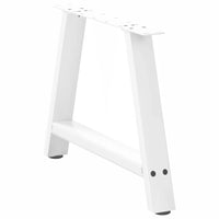 Kavos staliuko kojelės, A formos, 2 vnt., baltos, 60x(42 - 43) cm, plienas - Namų Idėja