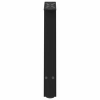 Kavos staliuko kojelės, A formos, 2 vnt., juodos, 38x(42 - 43) cm, plienas - Namų Idėja