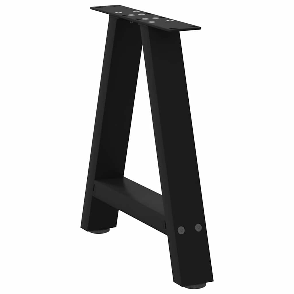 Kavos staliuko kojelės, A formos, 2 vnt., juodos, 38x(42 - 43) cm, plienas - Namų Idėja