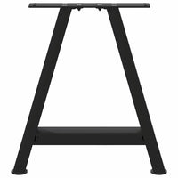 Kavos staliuko kojelės, A formos, 2 vnt., juodos, 38x(42 - 43) cm, plienas - Namų Idėja