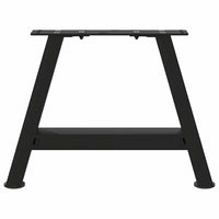 Kavos staliuko kojelės, A formos, 2 vnt., juodos, 50x(30 - 31) cm, plienas - Namų Idėja