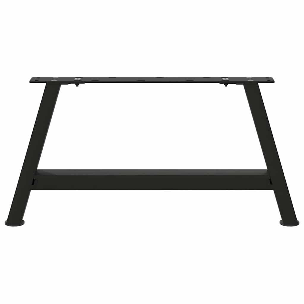 Kavos staliuko kojelės, A formos, 2 vnt., juodos, 60x(30 - 31) cm, plienas - Namų Idėja