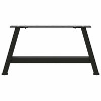 Kavos staliuko kojelės, A formos, 2 vnt., juodos, 60x(30 - 31) cm, plienas - Namų Idėja