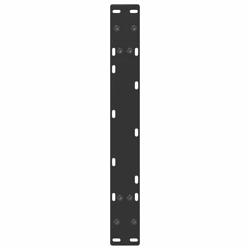 Kavos staliuko kojelės, A formos, 2 vnt., juodos, 60x(30 - 31) cm, plienas - Namų Idėja