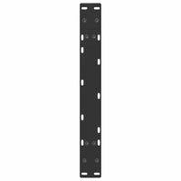 Kavos staliuko kojelės, A formos, 2 vnt., juodos, 60x(30 - 31) cm, plienas - Namų Idėja