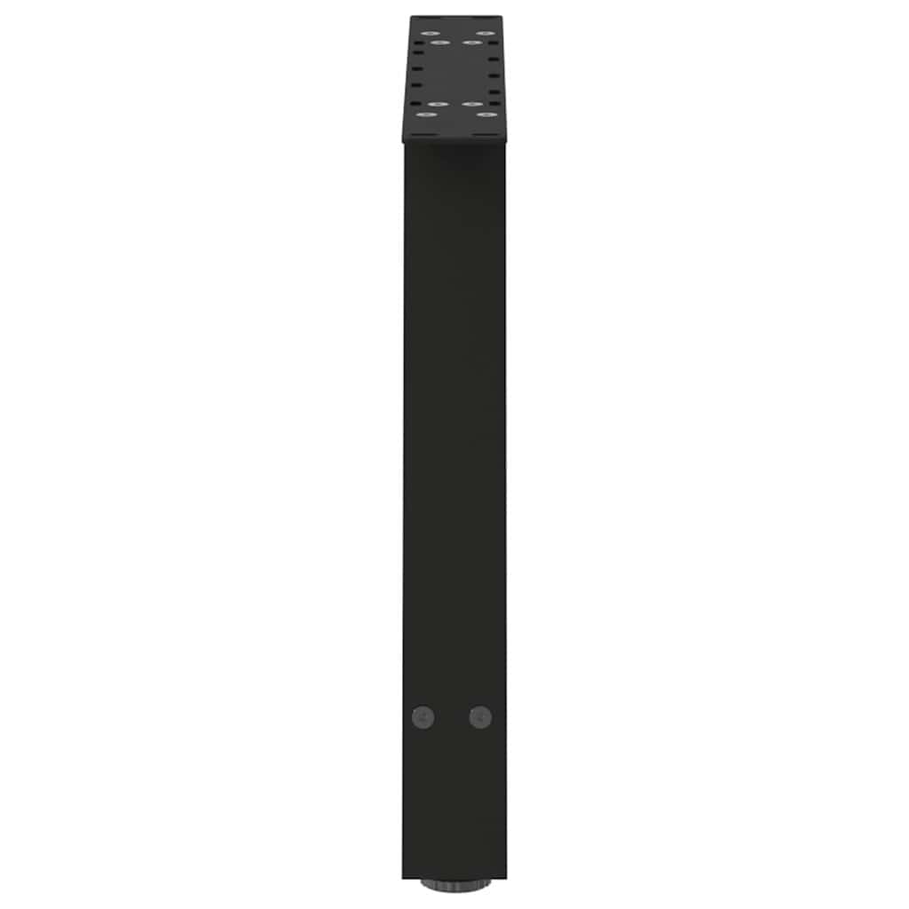 Kavos staliuko kojelės, A formos, 2 vnt., juodos, 60x(42 - 43) cm, plienas - Namų Idėja