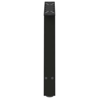 Kavos staliuko kojelės, A formos, 2 vnt., juodos, 60x(42 - 43) cm, plienas - Namų Idėja