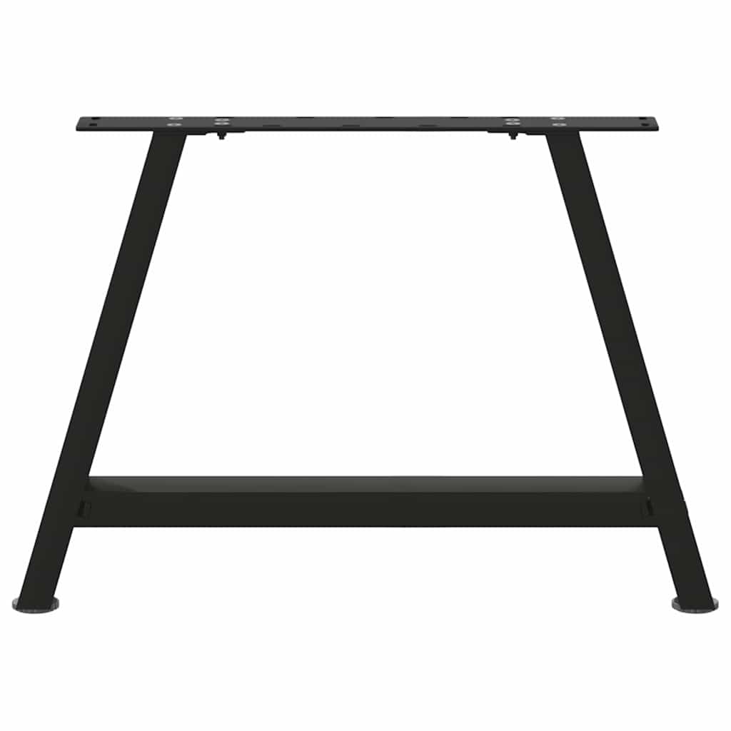 Kavos staliuko kojelės, A formos, 2 vnt., juodos, 60x(42 - 43) cm, plienas - Namų Idėja