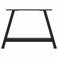 Kavos staliuko kojelės, A formos, 2 vnt., juodos, 60x(42 - 43) cm, plienas - Namų Idėja