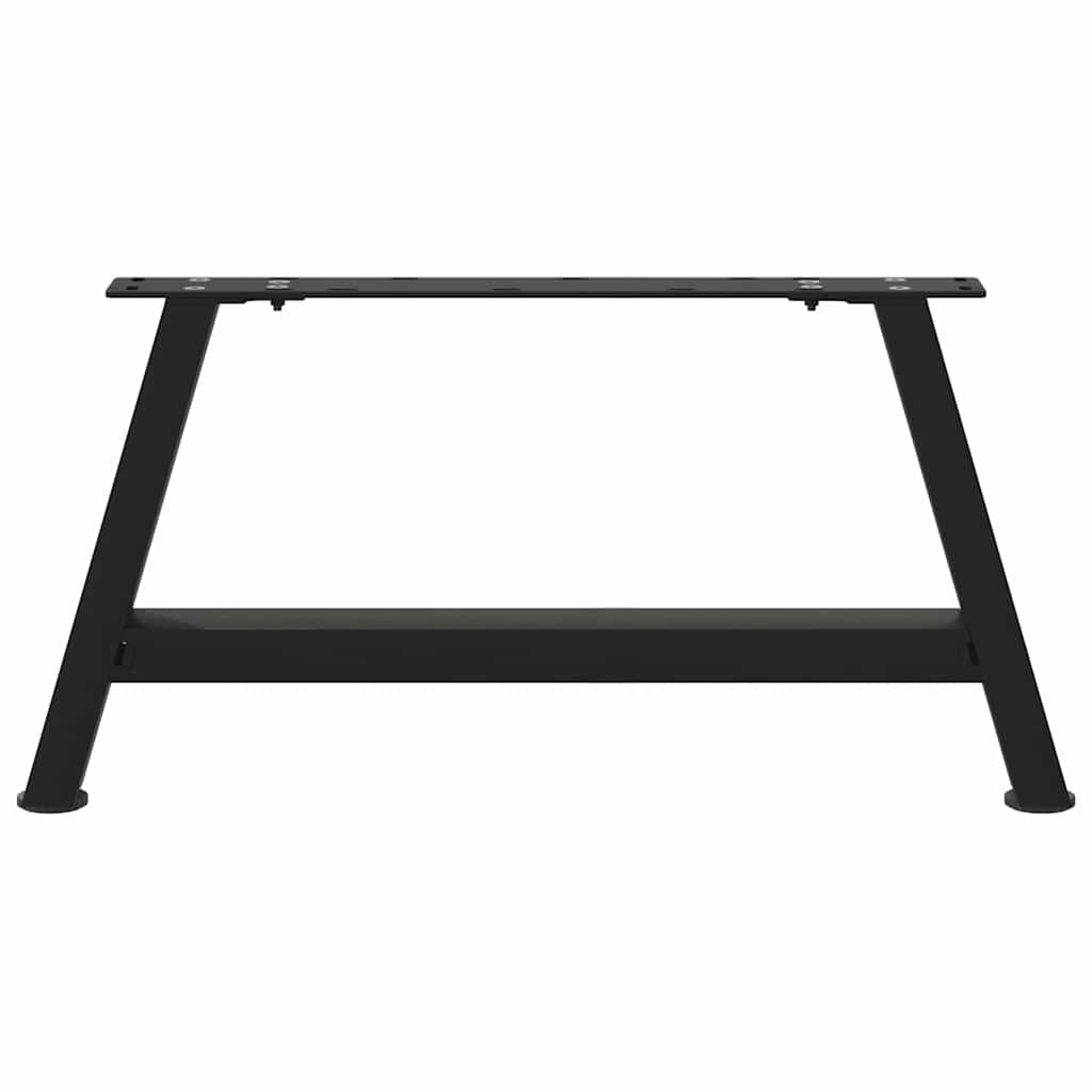 Kavos staliuko kojelės, A formos, 2 vnt., juodos, 70x(30 - 31) cm, plienas - Namų Idėja