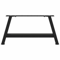 Kavos staliuko kojelės, A formos, 2 vnt., juodos, 70x(30 - 31) cm, plienas - Namų Idėja