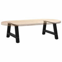 Kavos staliuko kojelės, A formos, 2 vnt., juodos, 70x(30 - 31) cm, plienas - Namų Idėja