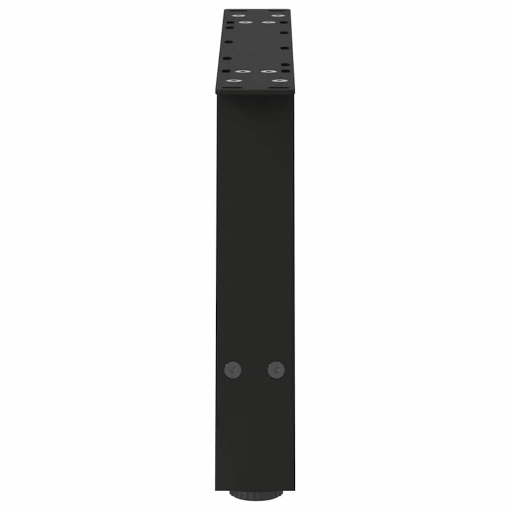 Kavos staliuko kojelės, A formos, 2 vnt., juodos, 70x(30 - 31) cm, plienas - Namų Idėja