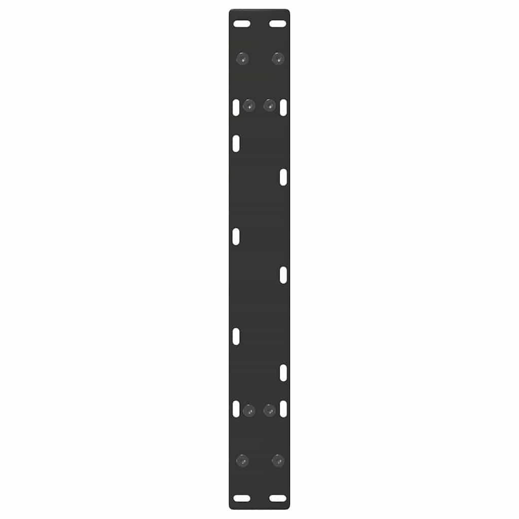 Kavos staliuko kojelės, A formos, 2 vnt., juodos, 70x(30 - 31) cm, plienas - Namų Idėja