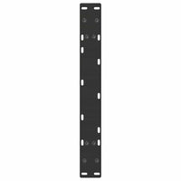 Kavos staliuko kojelės, A formos, 2 vnt., juodos, 70x(30 - 31) cm, plienas - Namų Idėja