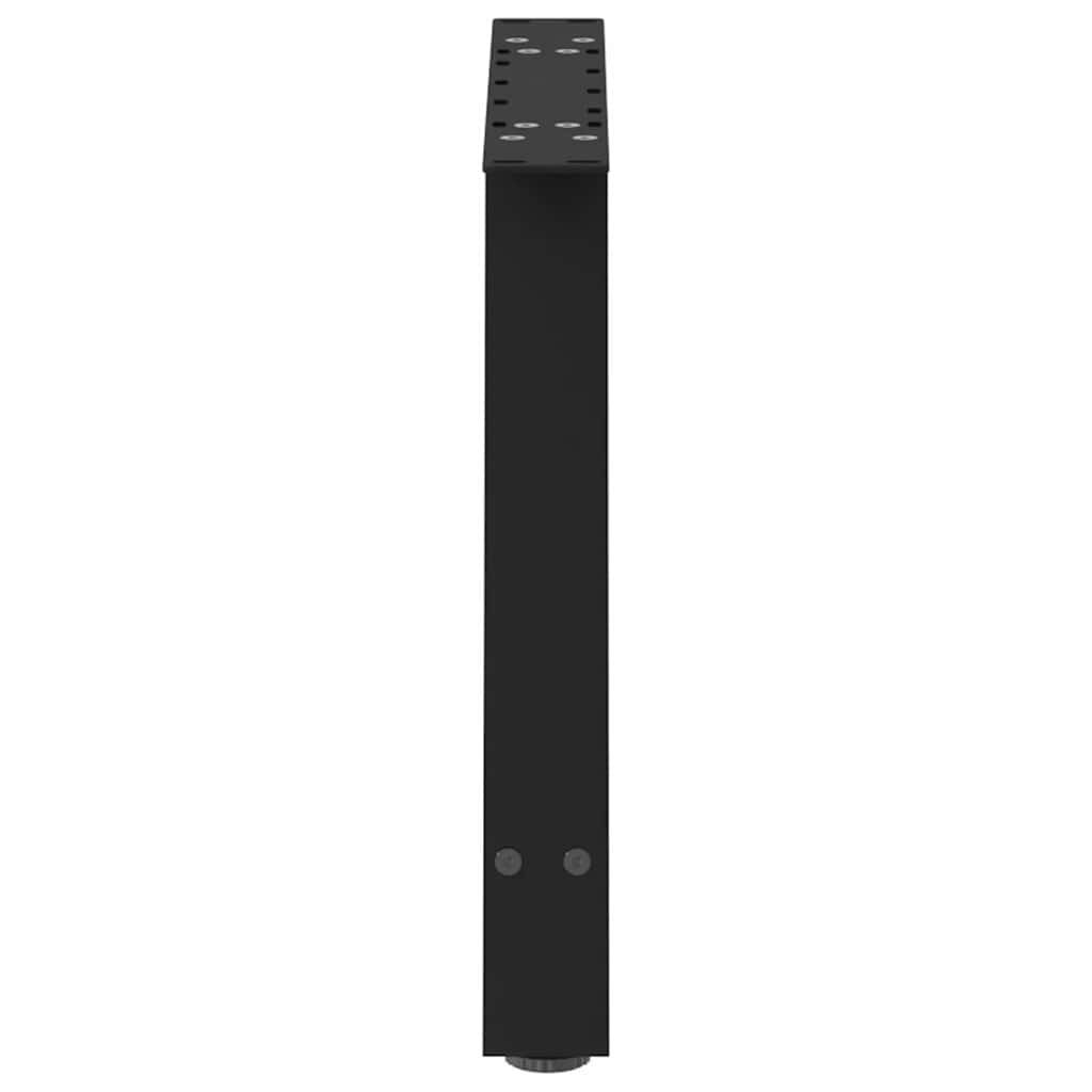 Kavos staliuko kojelės, A formos, 2 vnt., juodos, 70x(42 - 43) cm, plienas - Namų Idėja