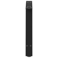 Kavos staliuko kojelės, A formos, 2 vnt., juodos, 70x(42 - 43) cm, plienas - Namų Idėja