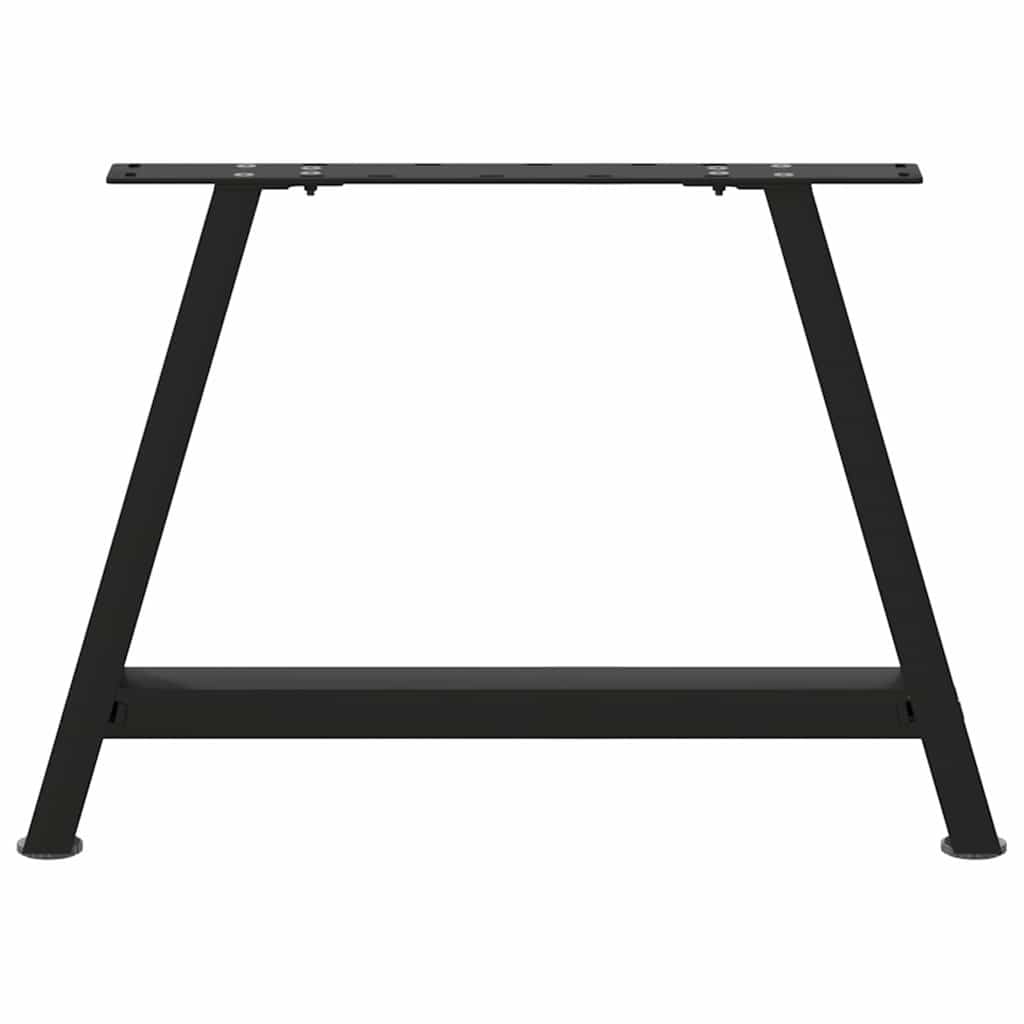Kavos staliuko kojelės, A formos, 2 vnt., juodos, 70x(42 - 43) cm, plienas - Namų Idėja