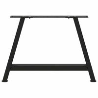 Kavos staliuko kojelės, A formos, 2 vnt., juodos, 70x(42 - 43) cm, plienas - Namų Idėja