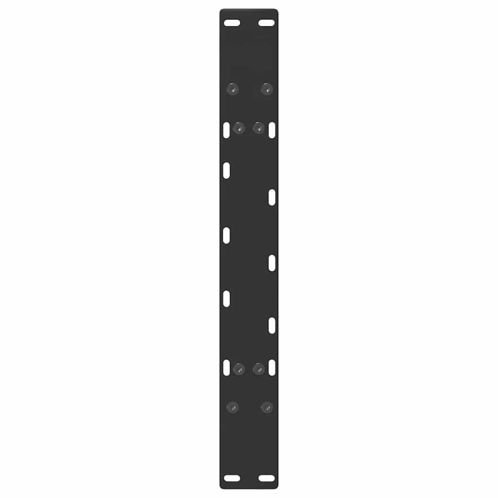 Kavos staliuko kojelės, A formos, 2 vnt., juodos, 70x(42 - 43) cm, plienas - Namų Idėja