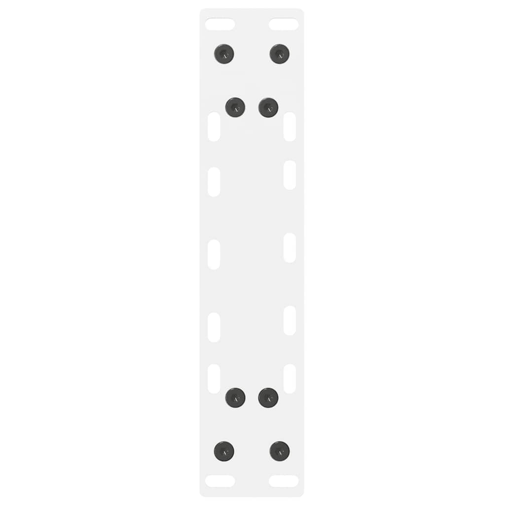 Kavos staliuko kojelės, baltos, 2 vnt., 28x(42 - 43) cm, plienas - Namų Idėja