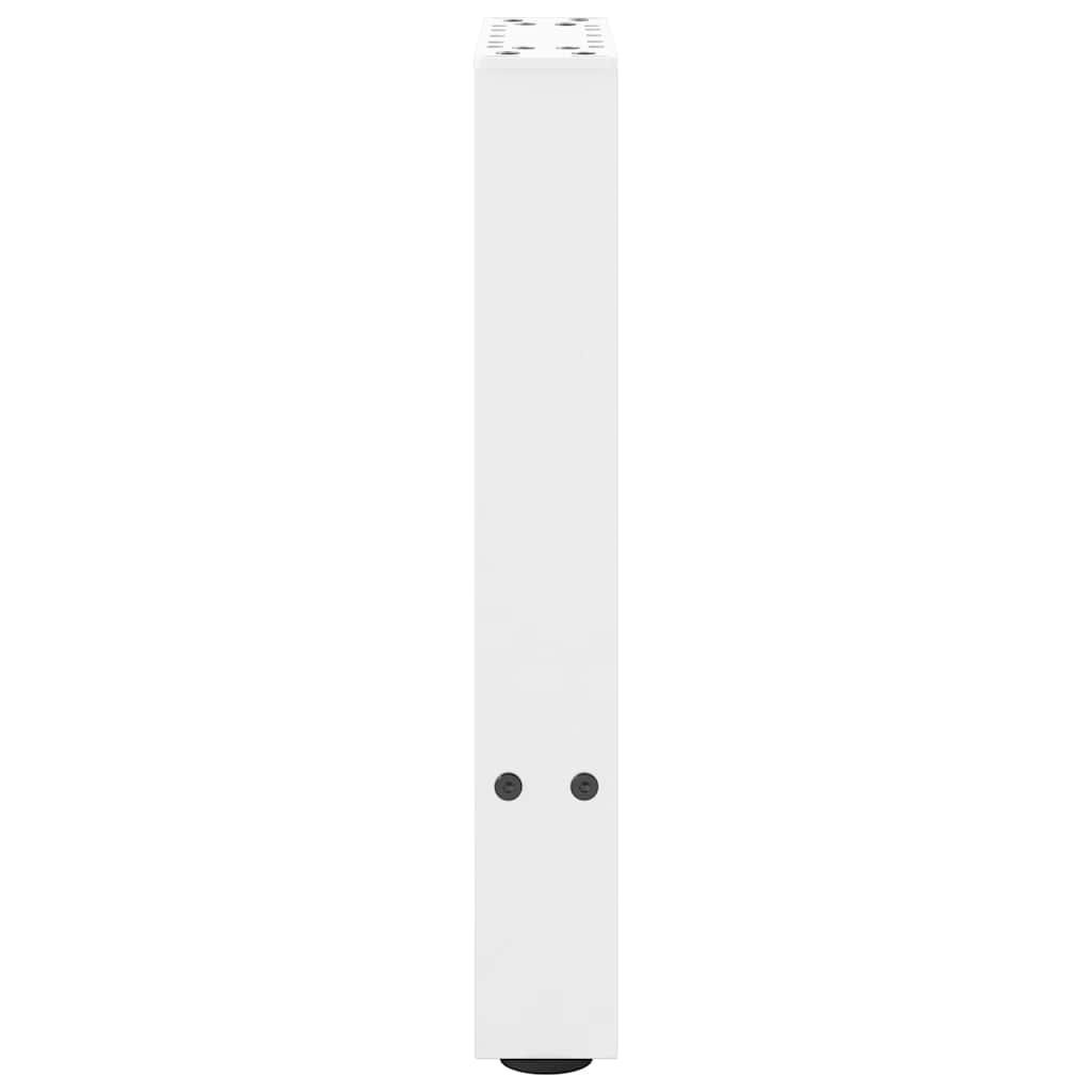 Kavos staliuko kojelės, baltos, 2 vnt., 28x(42 - 43) cm, plienas - Namų Idėja