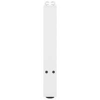 Kavos staliuko kojelės, baltos, 2 vnt., 28x(42 - 43) cm, plienas - Namų Idėja