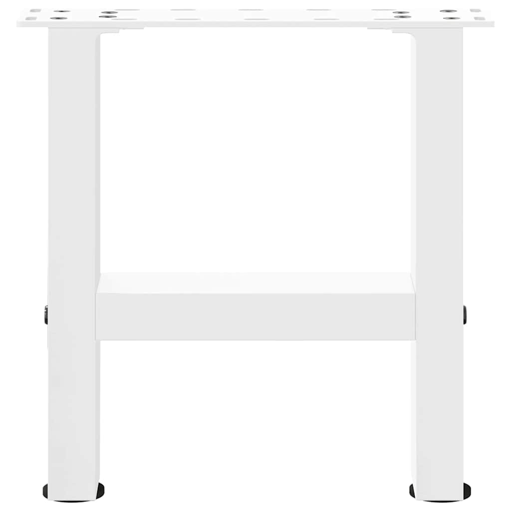 Kavos staliuko kojelės, baltos, 2 vnt., 30x(30 - 31) cm, plienas - Namų Idėja