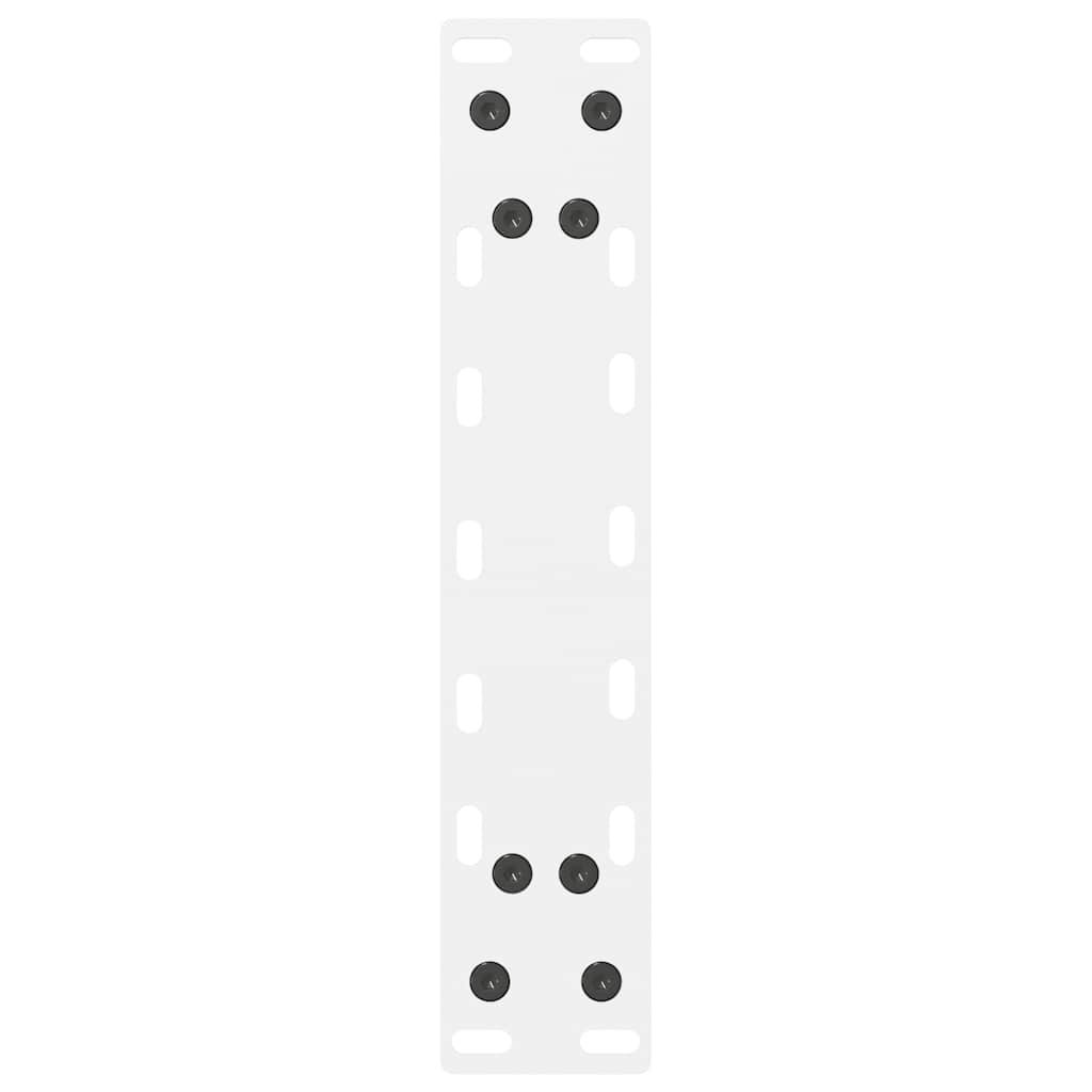 Kavos staliuko kojelės, baltos, 2 vnt., 30x(30 - 31) cm, plienas - Namų Idėja