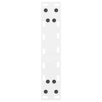 Kavos staliuko kojelės, baltos, 2 vnt., 30x(30 - 31) cm, plienas - Namų Idėja