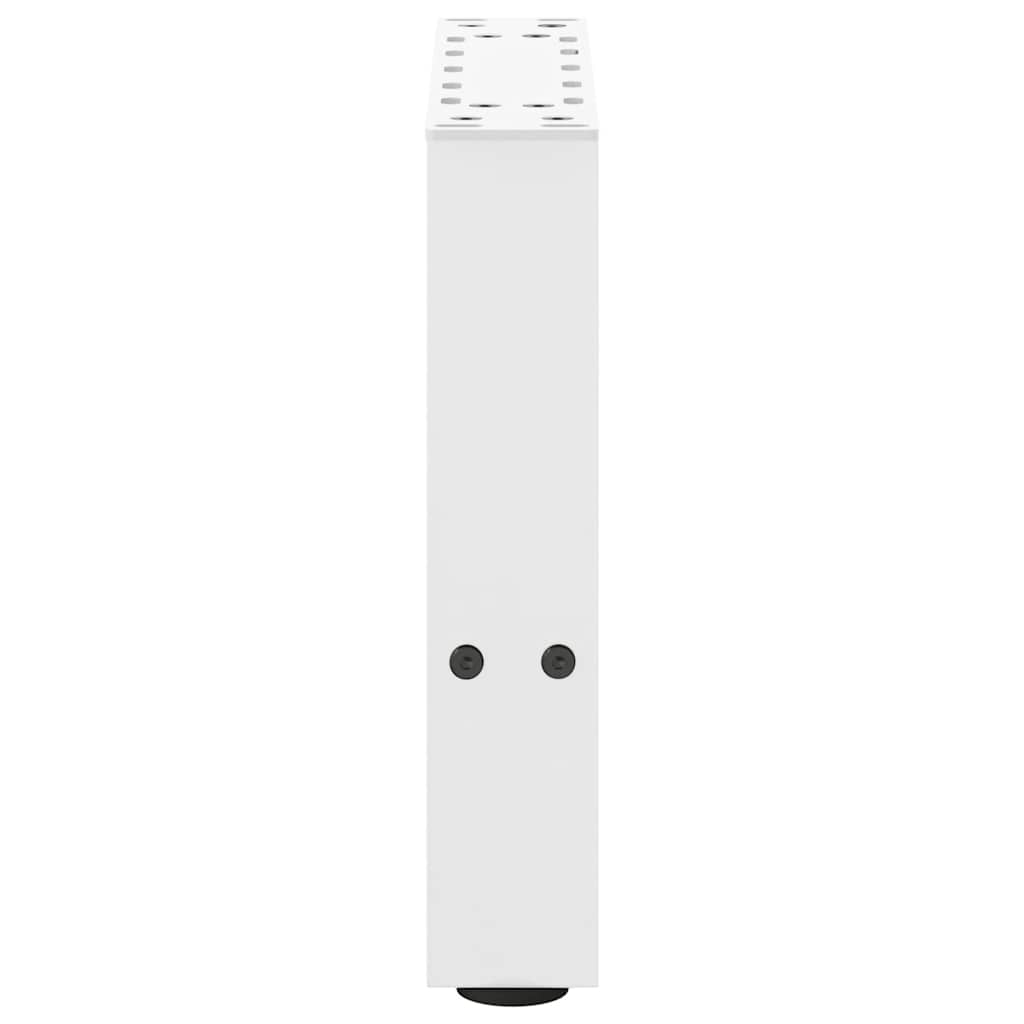 Kavos staliuko kojelės, baltos, 2 vnt., 30x(30 - 31) cm, plienas - Namų Idėja
