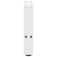 Kavos staliuko kojelės, baltos, 2 vnt., 30x(30 - 31) cm, plienas - Namų Idėja