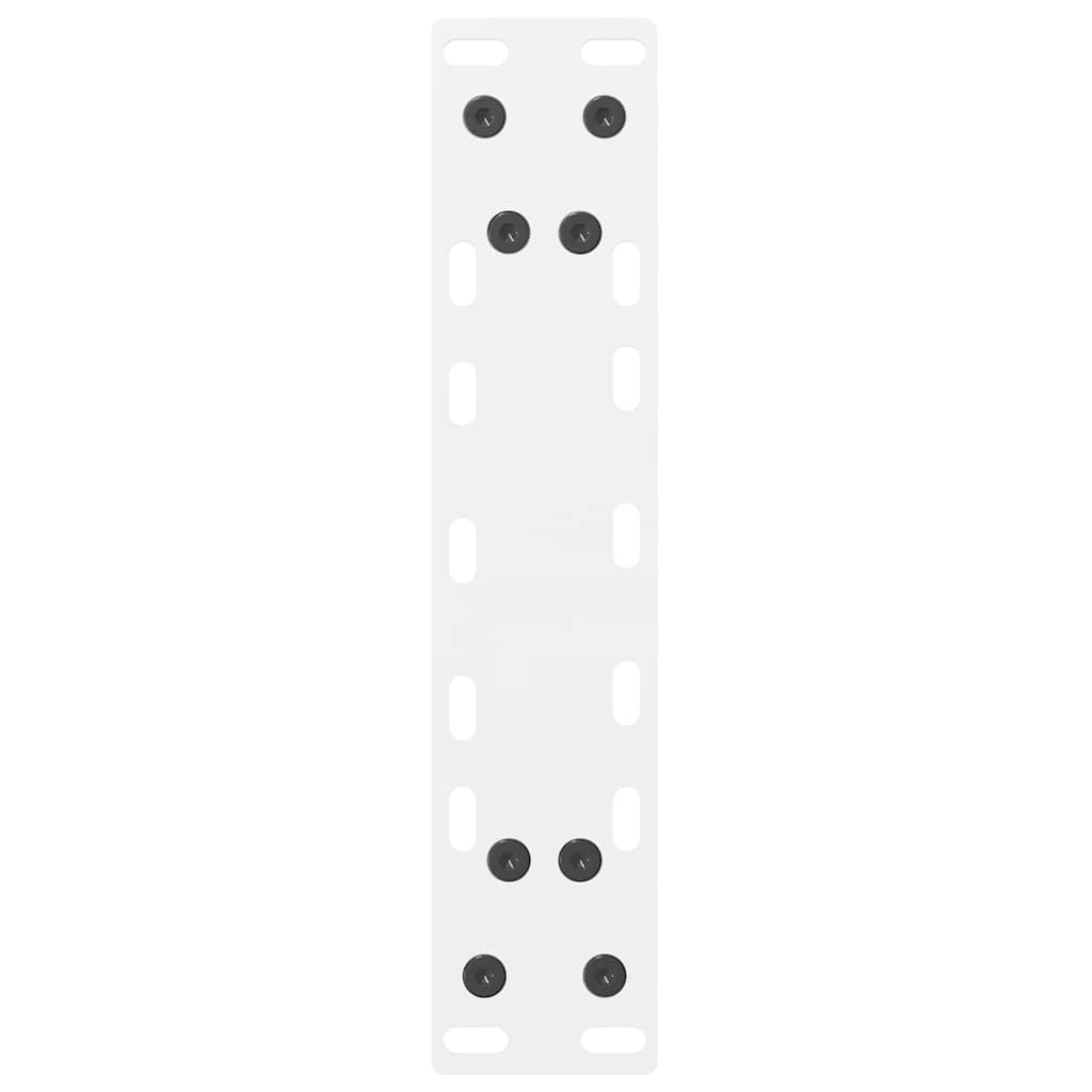 Kavos staliuko kojelės, baltos, 2 vnt., 38x(42 - 43) cm, plienas - Namų Idėja