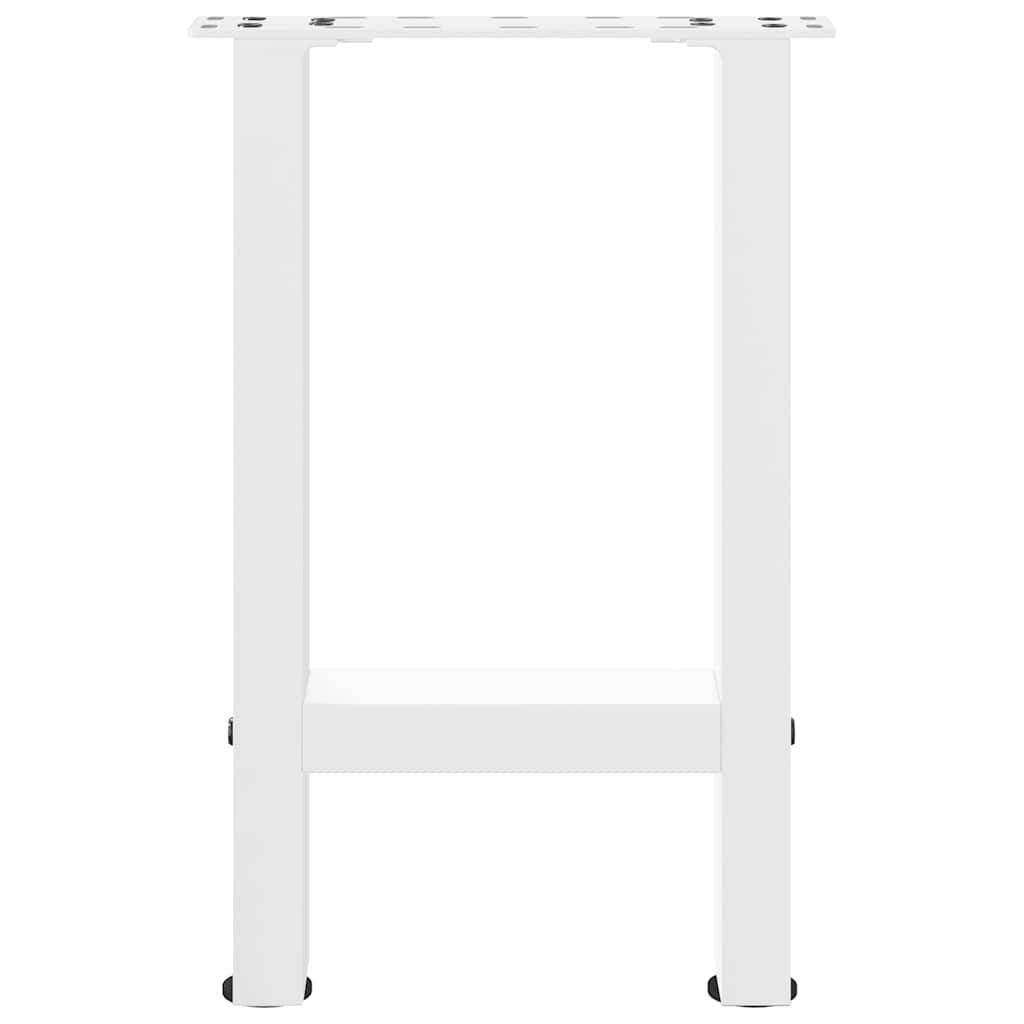 Kavos staliuko kojelės, baltos, 2 vnt., 38x(42 - 43) cm, plienas - Namų Idėja