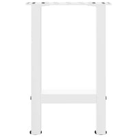 Kavos staliuko kojelės, baltos, 2 vnt., 38x(42 - 43) cm, plienas - Namų Idėja