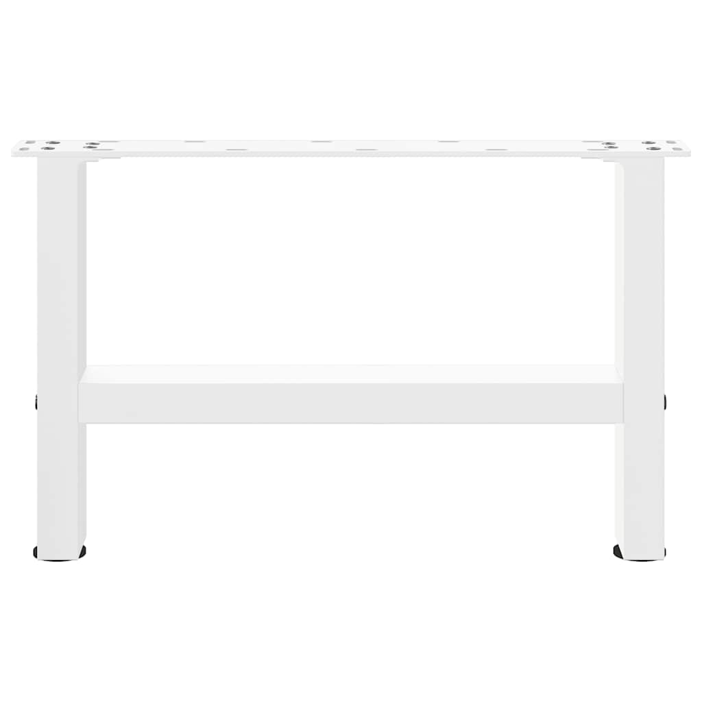 Kavos staliuko kojelės, baltos, 2 vnt., 50x(30 - 31) cm, plienas - Namų Idėja