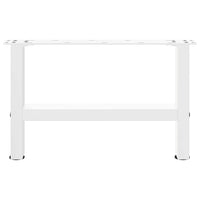 Kavos staliuko kojelės, baltos, 2 vnt., 50x(30 - 31) cm, plienas - Namų Idėja