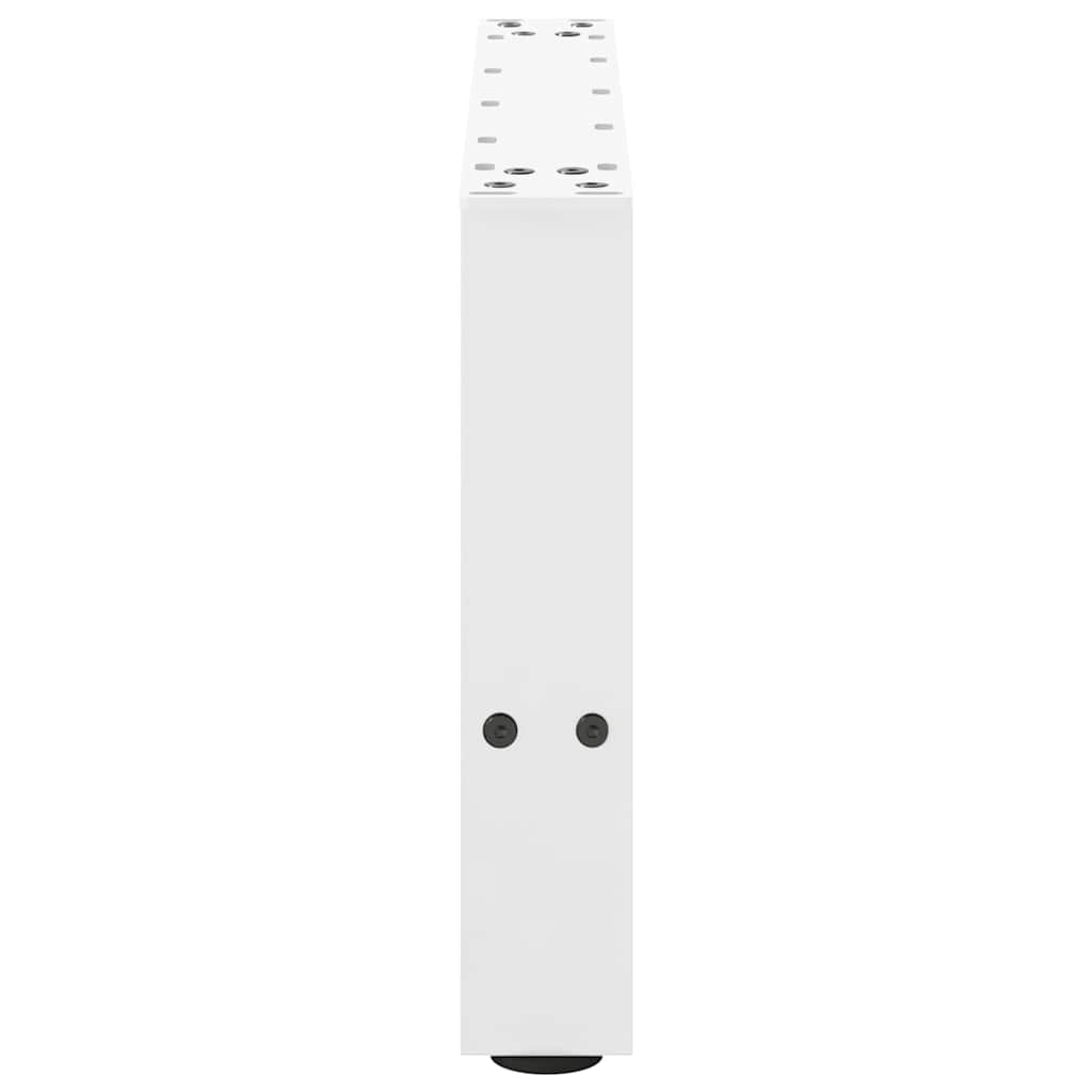 Kavos staliuko kojelės, baltos, 2 vnt., 50x(30 - 31) cm, plienas - Namų Idėja