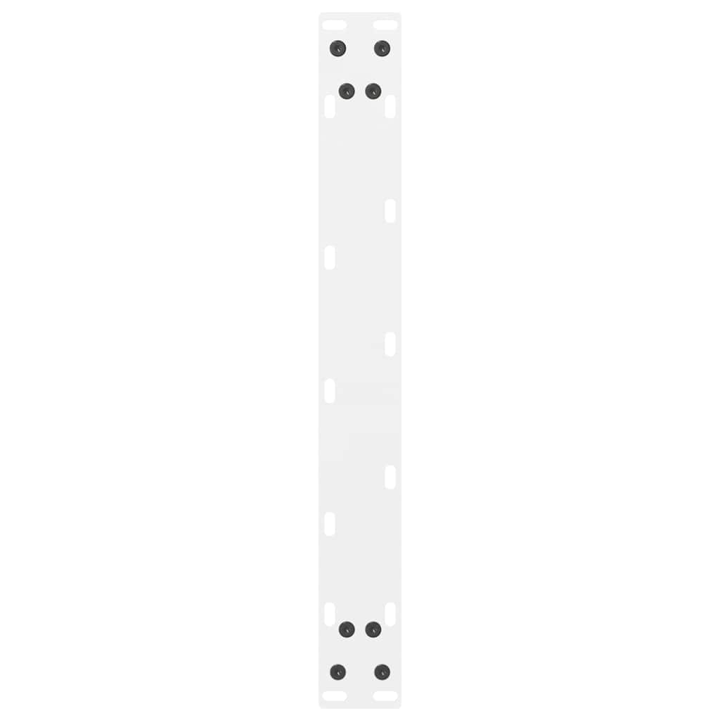 Kavos staliuko kojelės, baltos, 2 vnt., 50x(42 - 43) cm, plienas - Namų Idėja