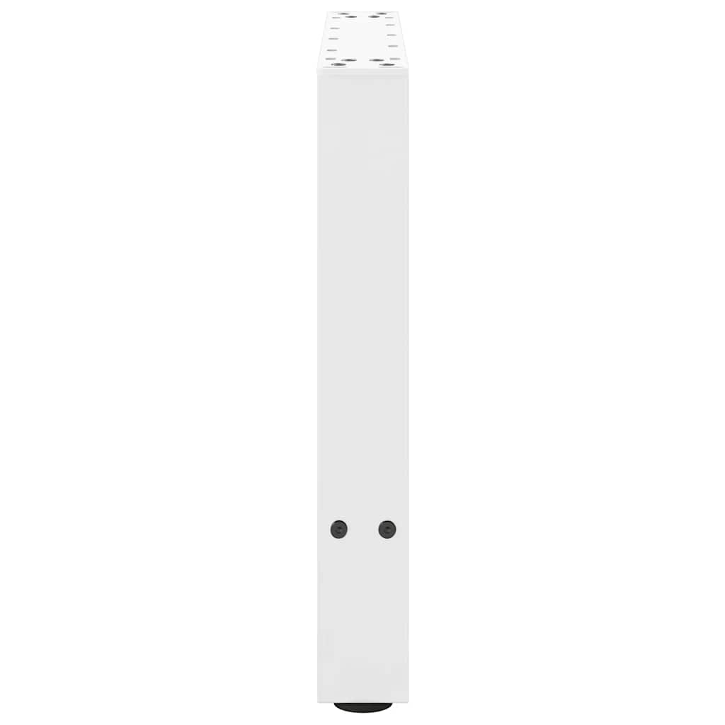 Kavos staliuko kojelės, baltos, 2 vnt., 50x(42 - 43) cm, plienas - Namų Idėja