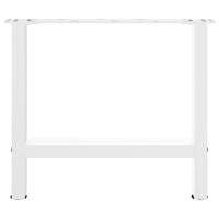 Kavos staliuko kojelės, baltos, 2 vnt., 50x(42 - 43) cm, plienas - Namų Idėja