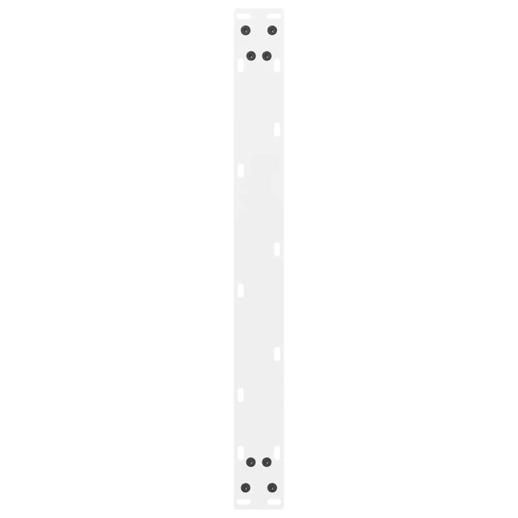 Kavos staliuko kojelės, baltos, 2 vnt., 60x(30 - 31) cm, plienas - Namų Idėja