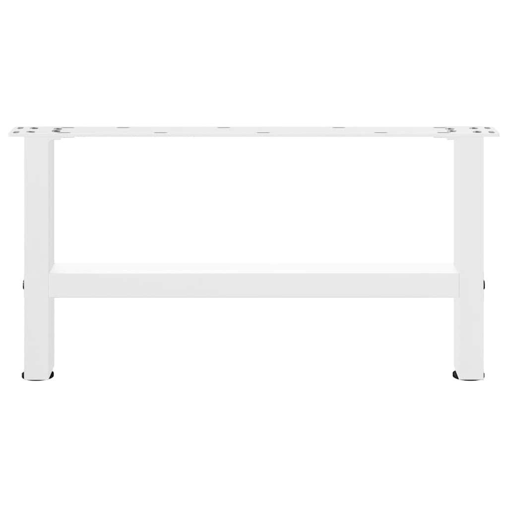 Kavos staliuko kojelės, baltos, 2 vnt., 60x(30 - 31) cm, plienas - Namų Idėja