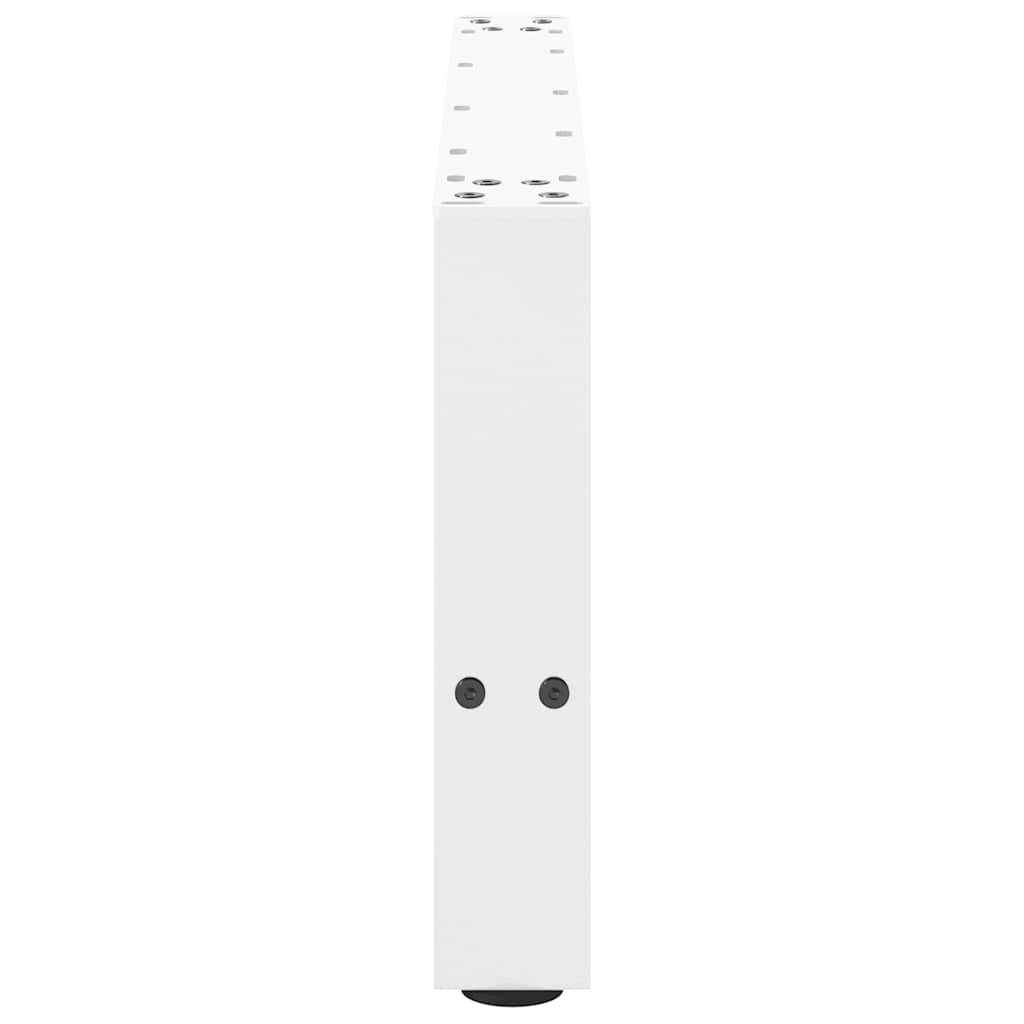 Kavos staliuko kojelės, baltos, 2 vnt., 60x(30 - 31) cm, plienas - Namų Idėja